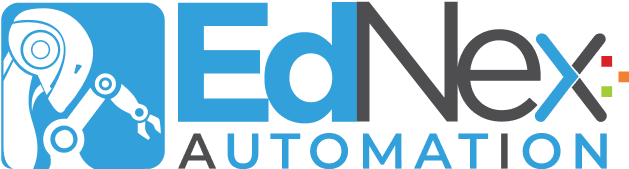 Ednex Automation company logo in white