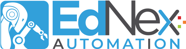 Ednex Automation company logo in white