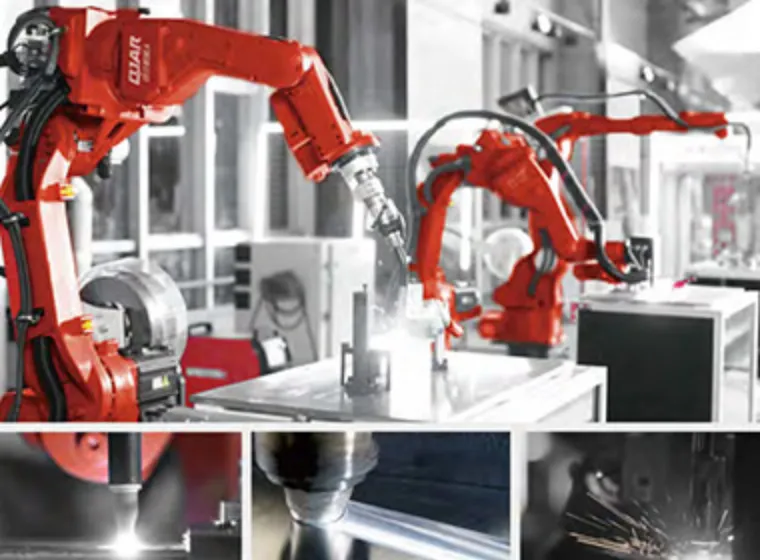 Compact design of EVS QJR8-700 robotic arm