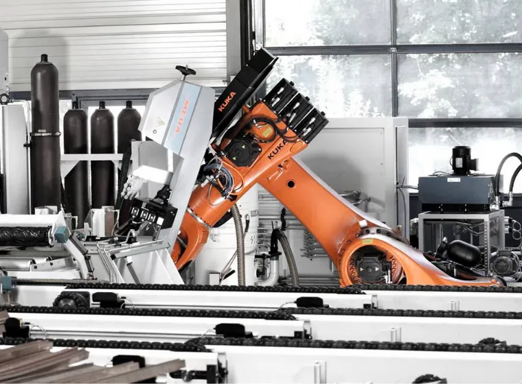 KUKA KR 360 FORTEC robot optimized for harsh environments