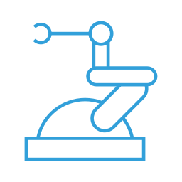Kinova Link 6 robot for machine tending applications