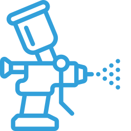 Spray gun application icon for EVS QJR12-1700 robot
