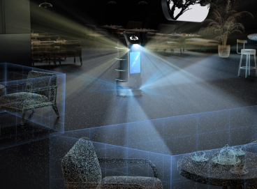 Pudu BellaBot Pro showcasing advanced AI service features