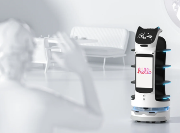 AI-powered BellaBot Pro robot enhancing customer experience