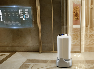 Advanced delivery robot designed for commercial use