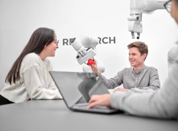 Franka Research 3 showing multi-axis robotic motion system