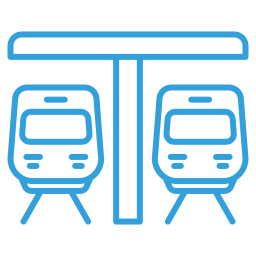 Pudu CC1 robot operating in public transit environments