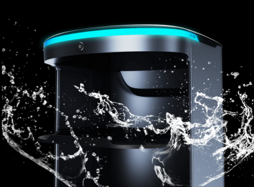 Pudu HolaBot robot offering multi-tray delivery solution