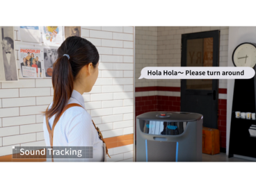 HolaBot demonstrating intelligent obstacle avoidance tech