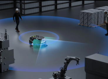 AI-powered Pudu MT1 cleaning robot for industrial spaces