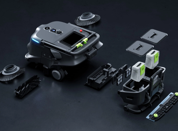Smart robot vacuum designed for commercial floor cleaning