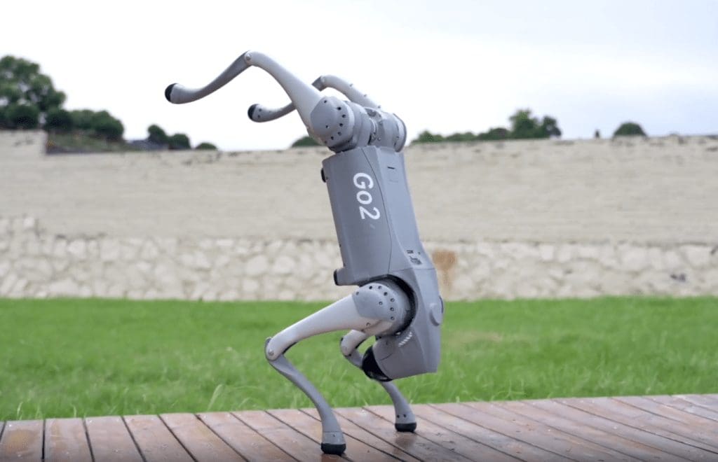 Unitree Go2-W robot offering versatile connectivity options